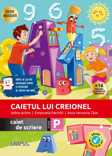 Caietul lui Creionel - caiet de scriere - clasa P - 2026