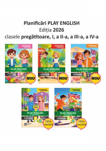 Planificări limba engleză - Play English Level kids, 1, 2, 3, 4