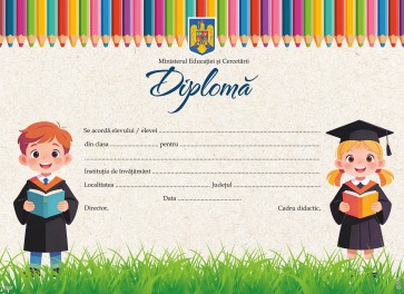 Diplomă de premiere Creioane