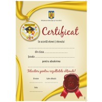 Certificat de absolvire 2025
