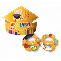 Foto Kit pentru Absolvire (Ochelari și Coroniță Tocă)